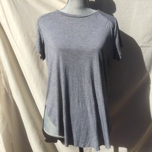Comfy Grey/White Striped T-Shirt